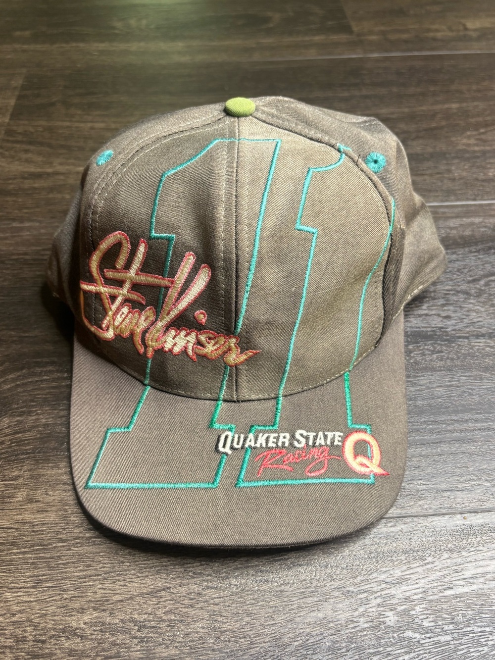 Vintage Steve Kinser #11 Quaker State King of the Outlaws Hat Snapback - Adjusta
